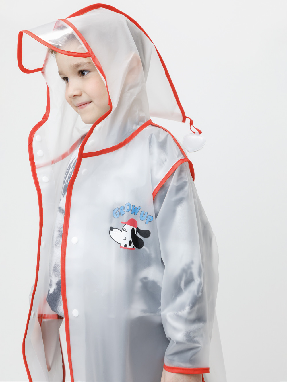 Пальто для девочки, артикул: ВК 32185/6 ФВ, цвет: белый, фото 3