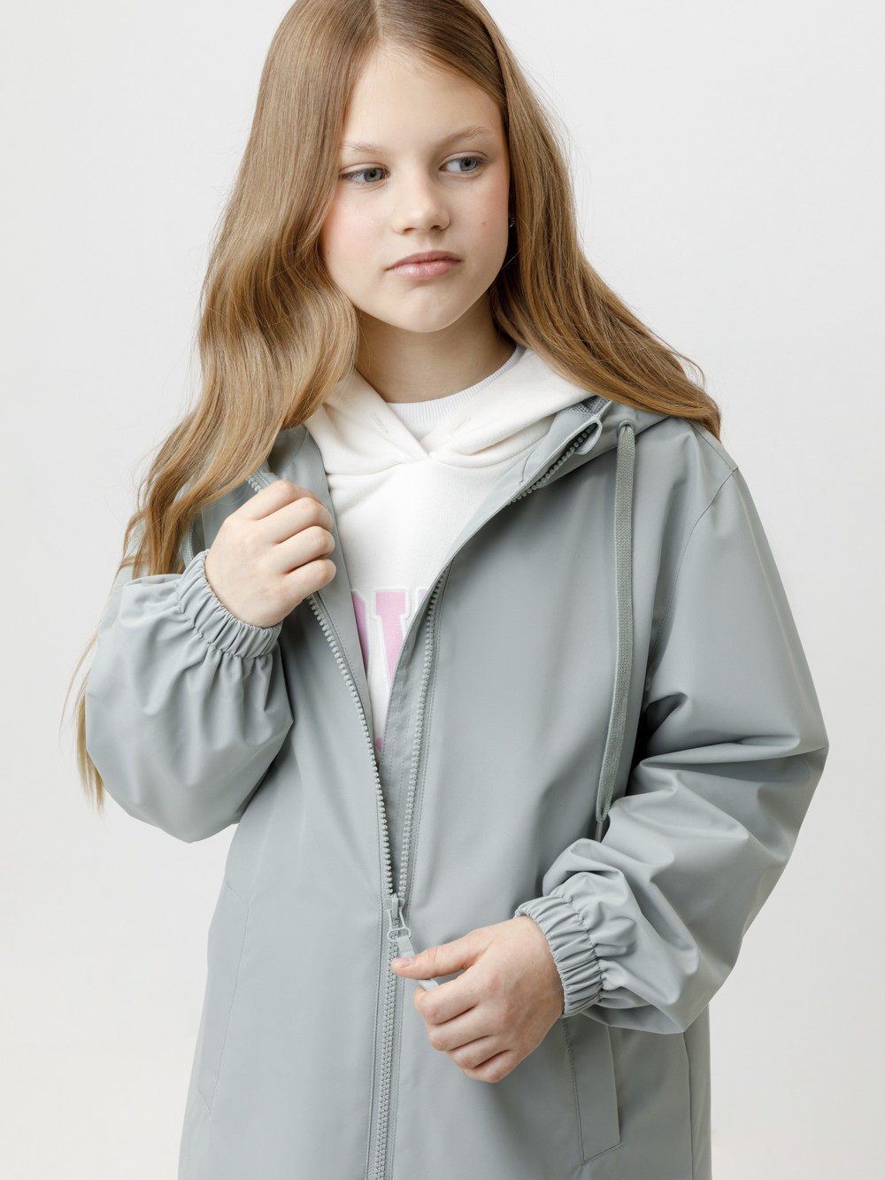 Пальто для девочки, артикул: ВК 32183/2 ГР, цвет: зеленый, фото 4