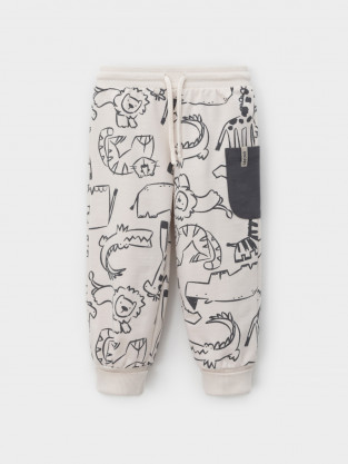 Брюки для мальчика, артикул: КР 400938, цвет: светло-бежевый