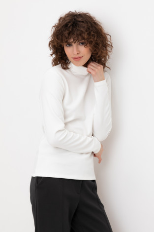 Водолазки женские для мам, артикул: ЕВТ 3264, цвет: бежевый