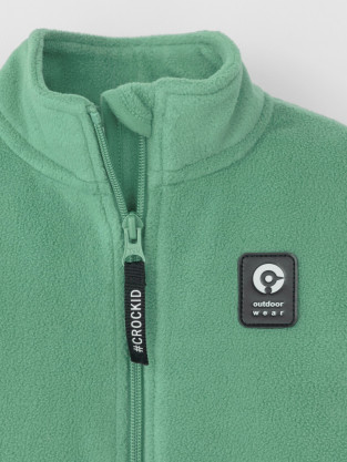 Куртка для мальчика, артикул: ФЛ 34025/10 ГР, цвет: зеленый - 2 фото