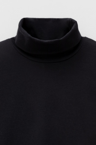 Водолазки женские для мам, артикул: ЕВТ 3264, цвет: черный - 2 фото